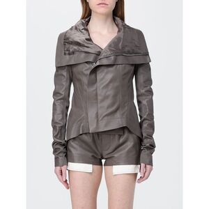 Rick Owens Women Naska Leather Jacket Rick Owens